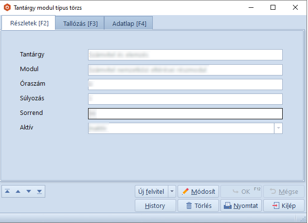 TantargyModulTipusTorzs