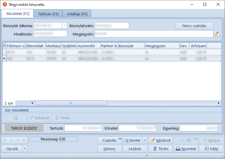 TargyiEszkoKonyveles