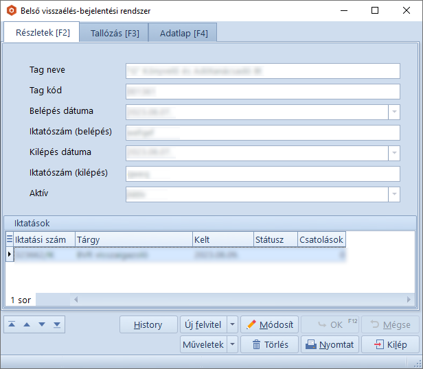 BelsoVisszaelesBejelentesiRendszer